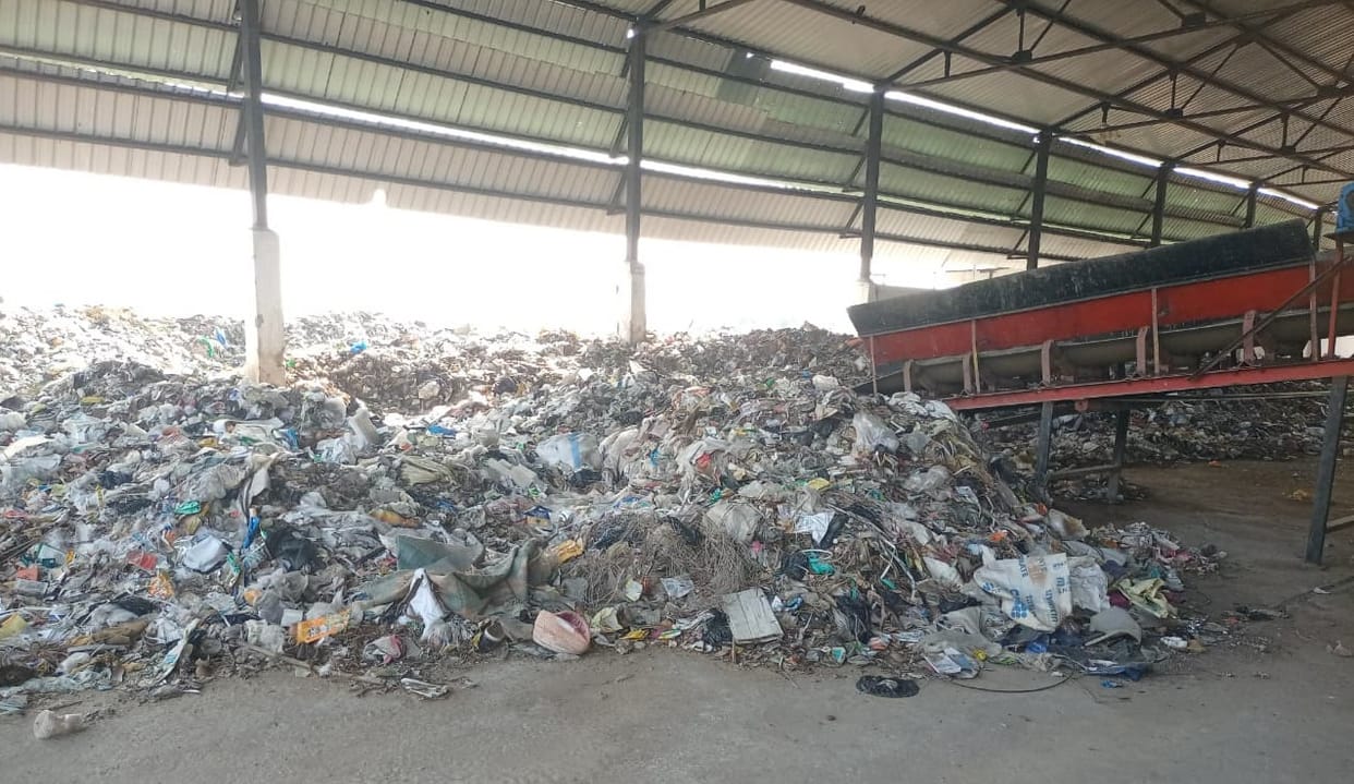 The city generates 50 tonnes of garbage but has no place to dump it.