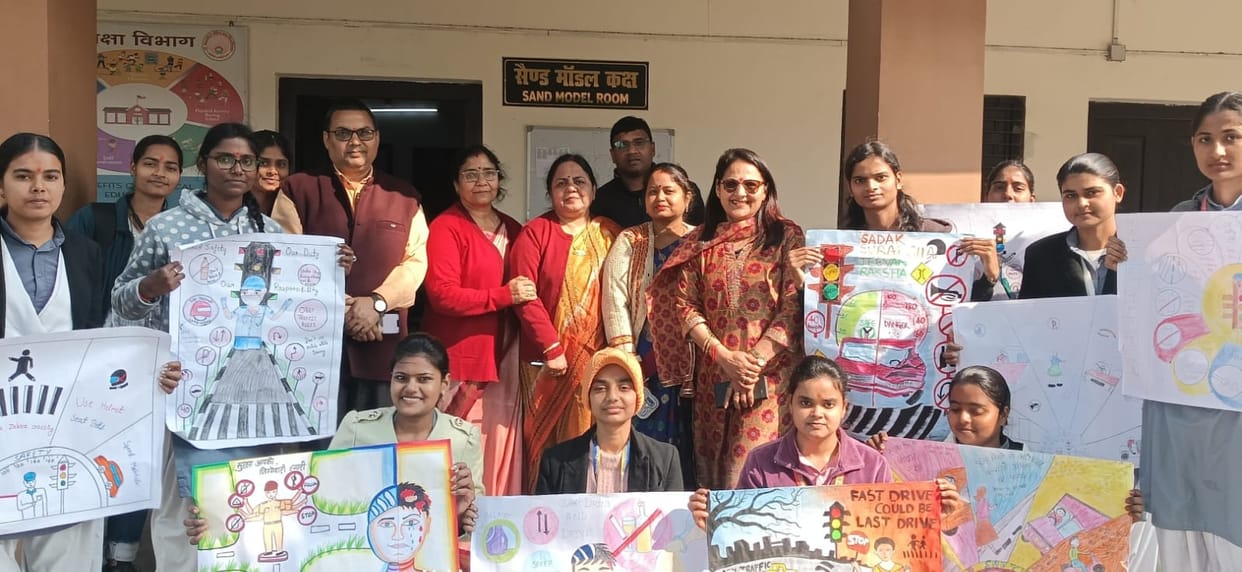 Priyanshi wins the poster competition
