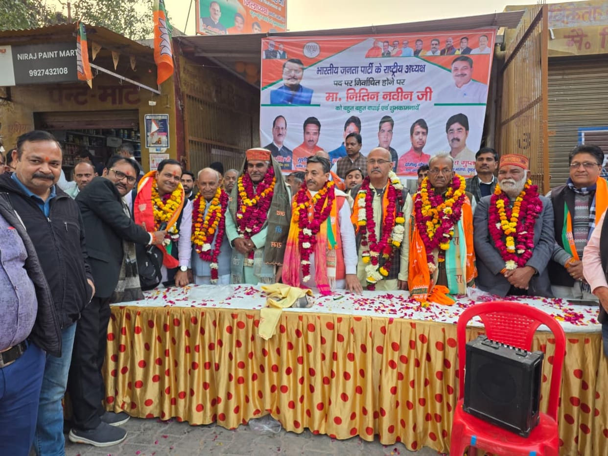 BJP flag hoisted in six blocks, all presidents elected unopposed