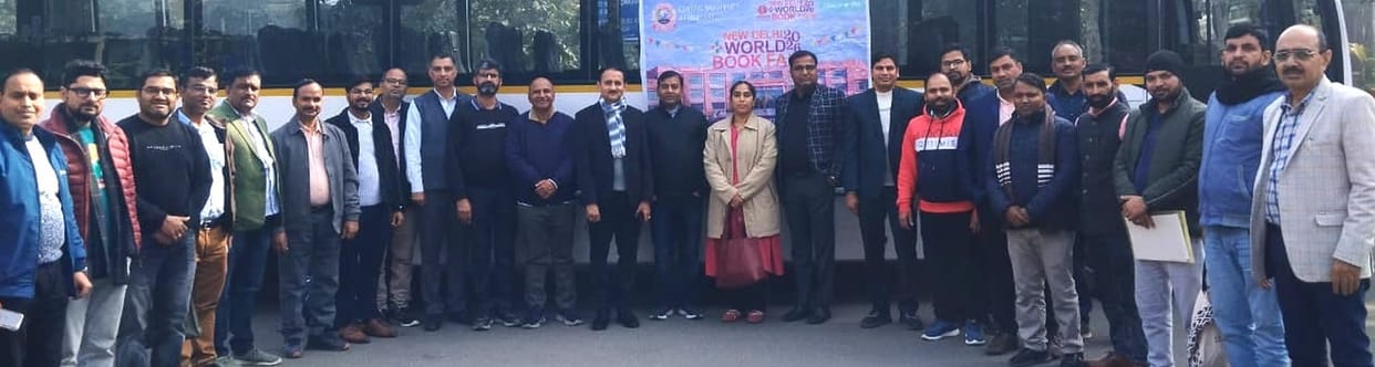 Hakenvi members conducted an educational visit to the World Book Fair.