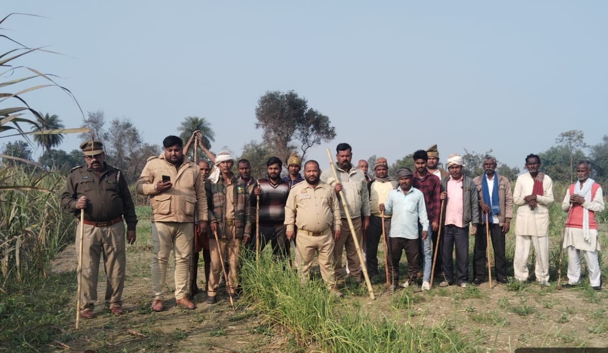 The forest department's search operation continues, but the leopard was not spotted by the thermal drone.