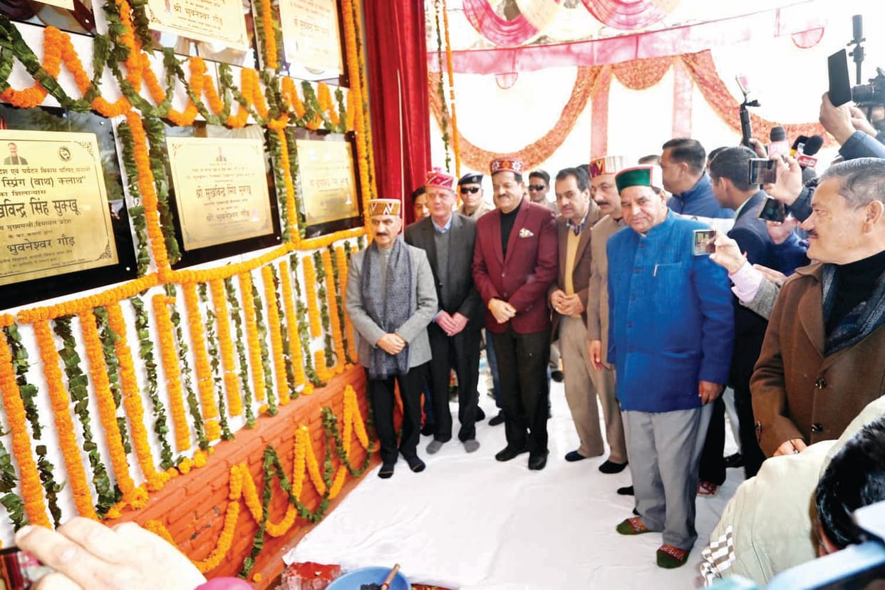Manali will be free from traffic jams, CM Sukhu laid the foundation stone of Rangdi bridge.