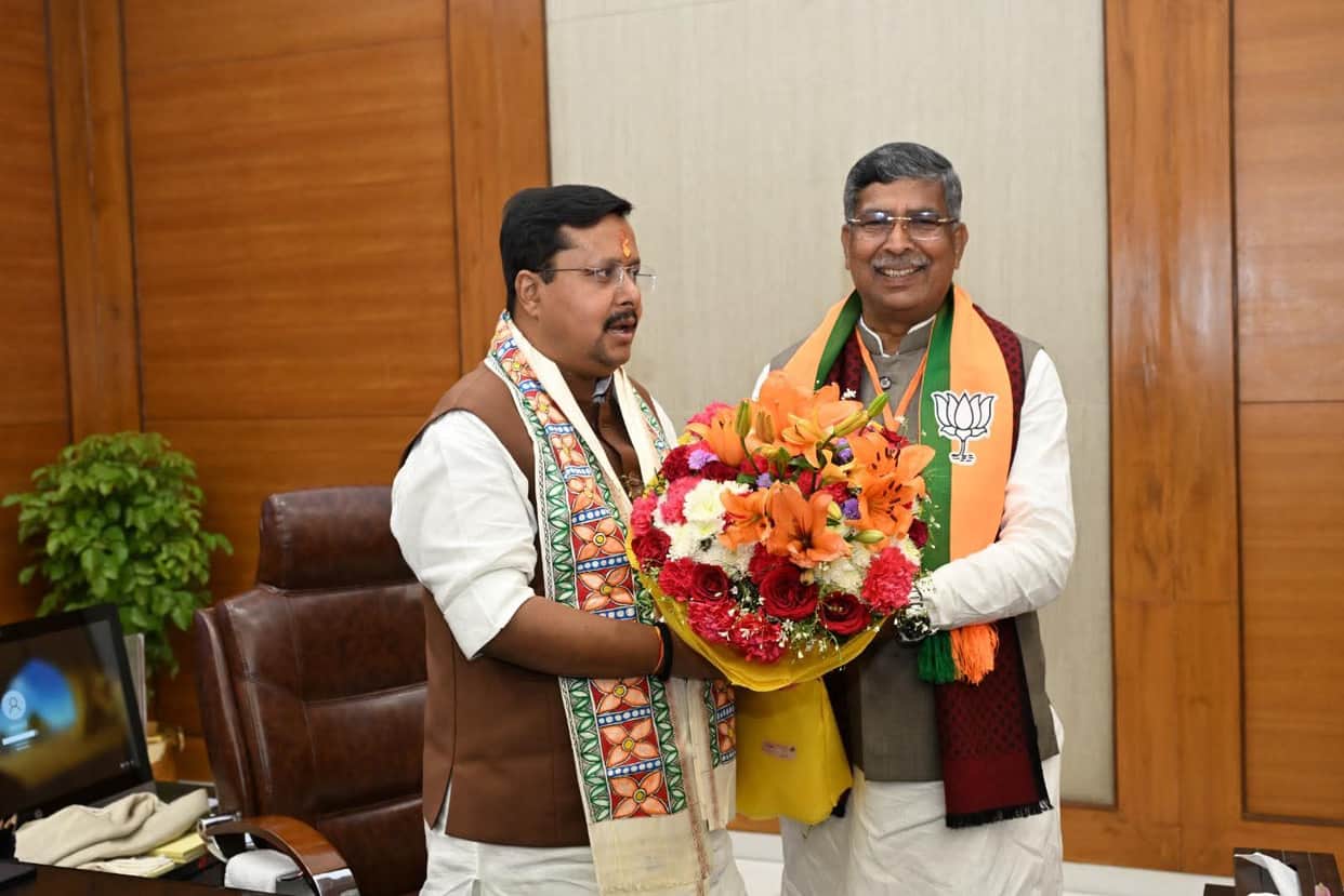 Ranchi News: BJP leaders congratulated newly elected national president Nitin Nabin, solidarity seen in Delhi