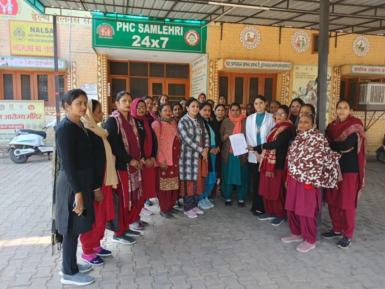 Asha workers will surround the CMO office today.