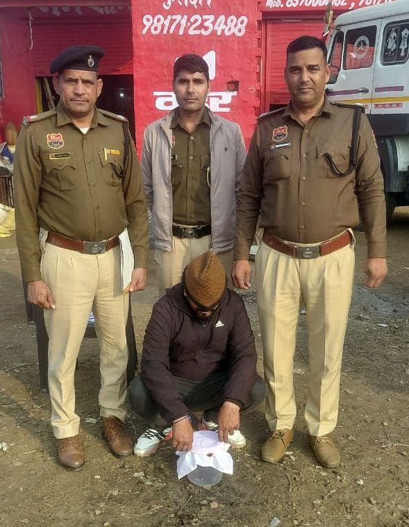 Young man arrested with illegal weapons.