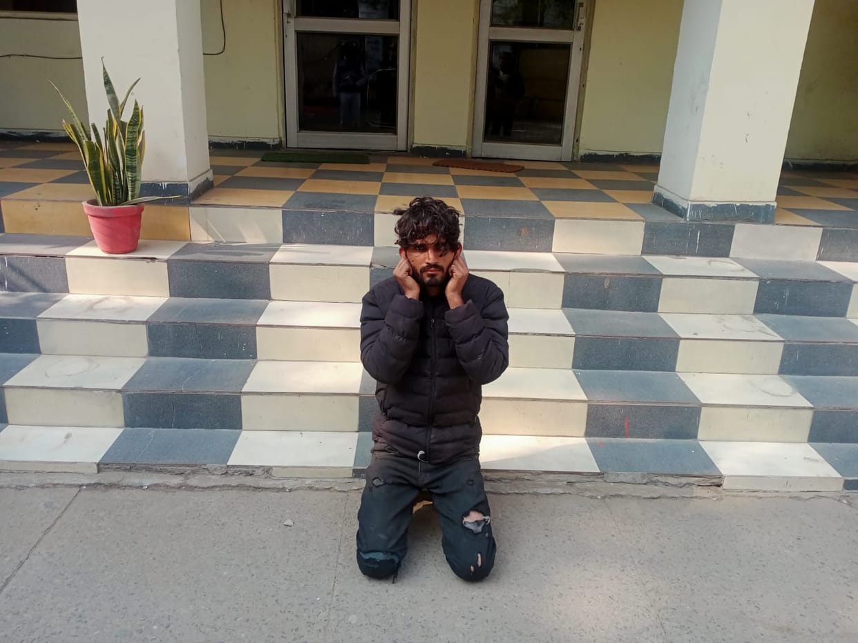 Police arrested the accused of theft