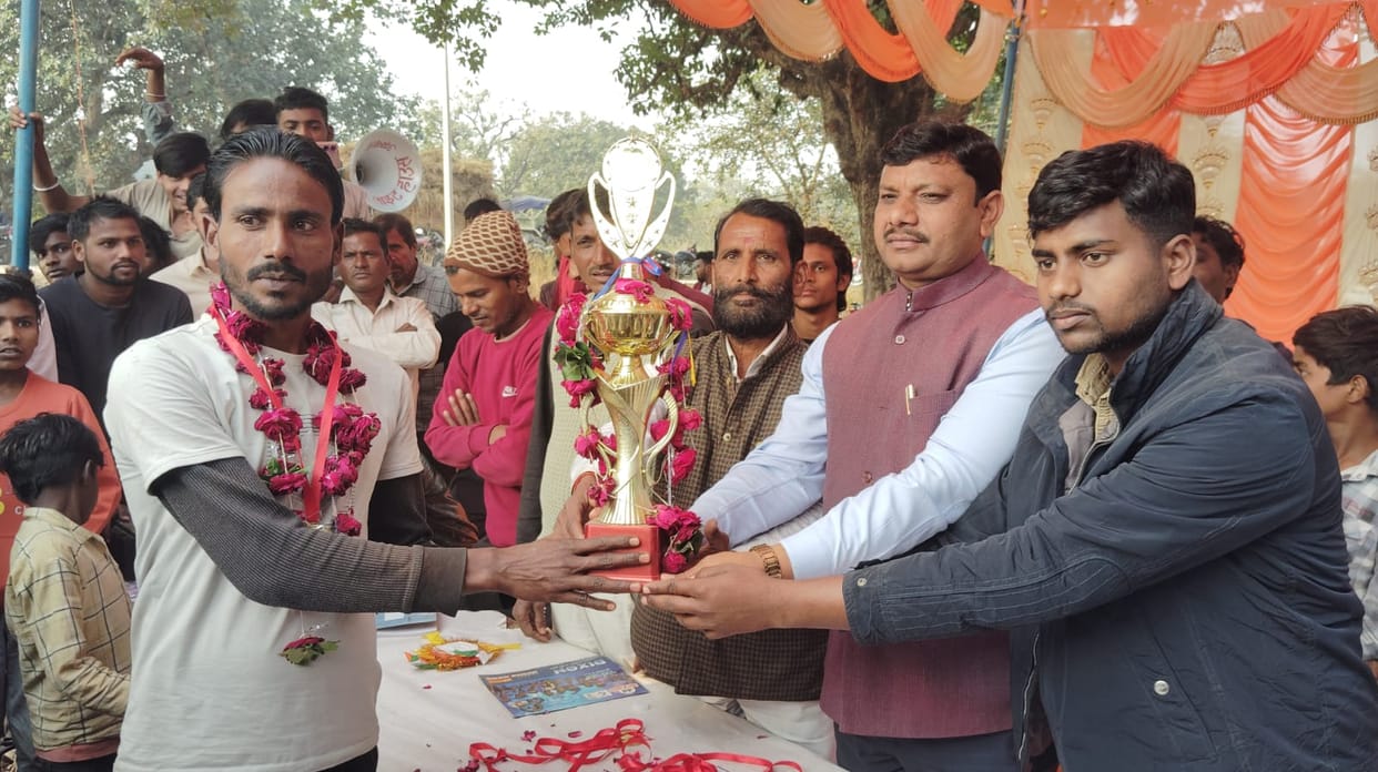 The New Colony team was crowned champions of the cricket tournament