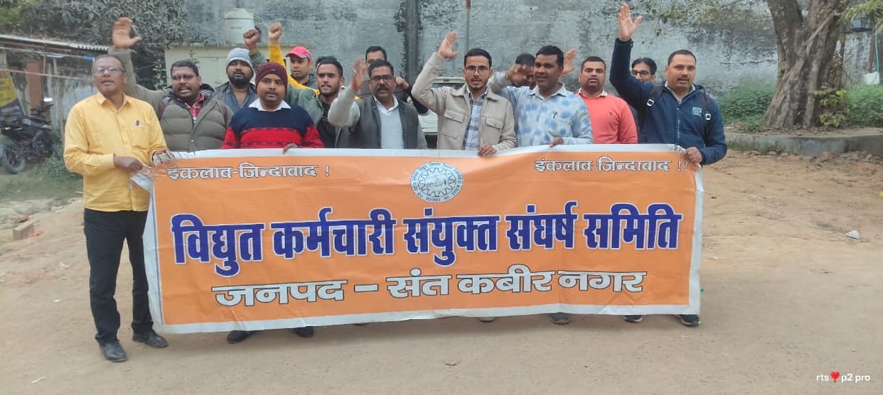 Protest against privatization of power corporations
