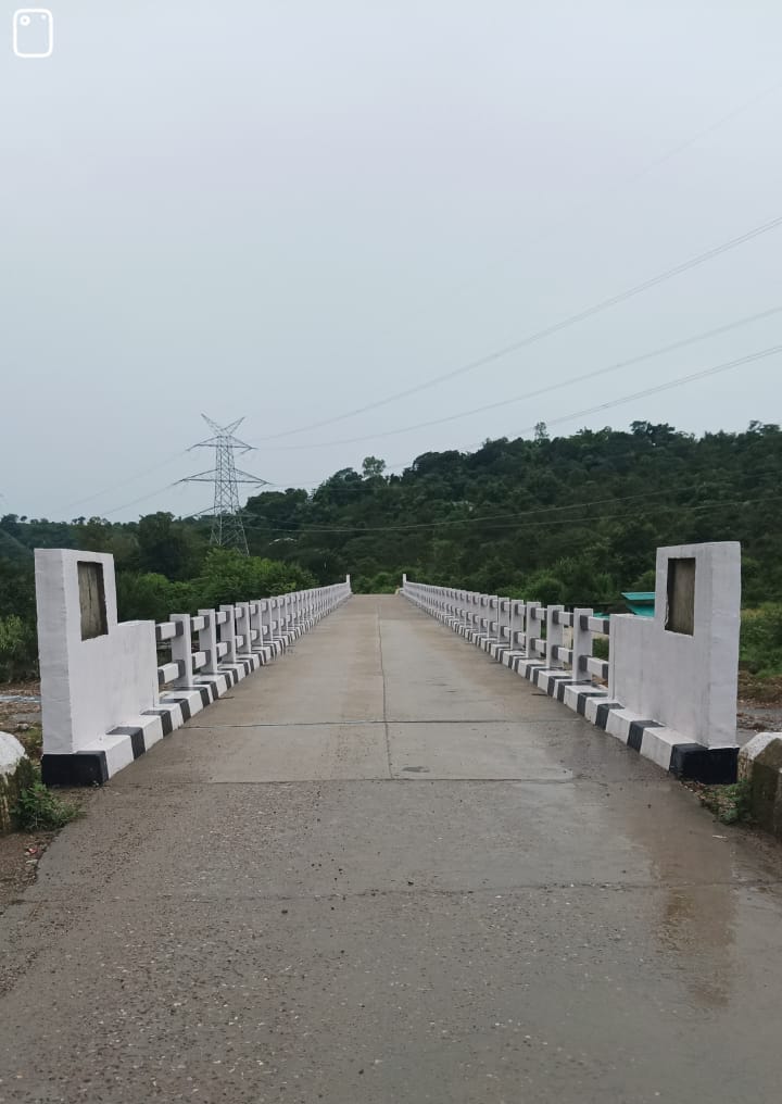 A new bridge at Chamboh has been completed at a cost of Rs 2.3 crore.