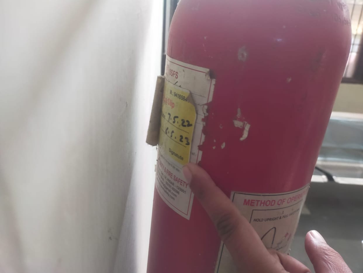 What will we do if a fire breaks out? All the fire extinguishers are expired.