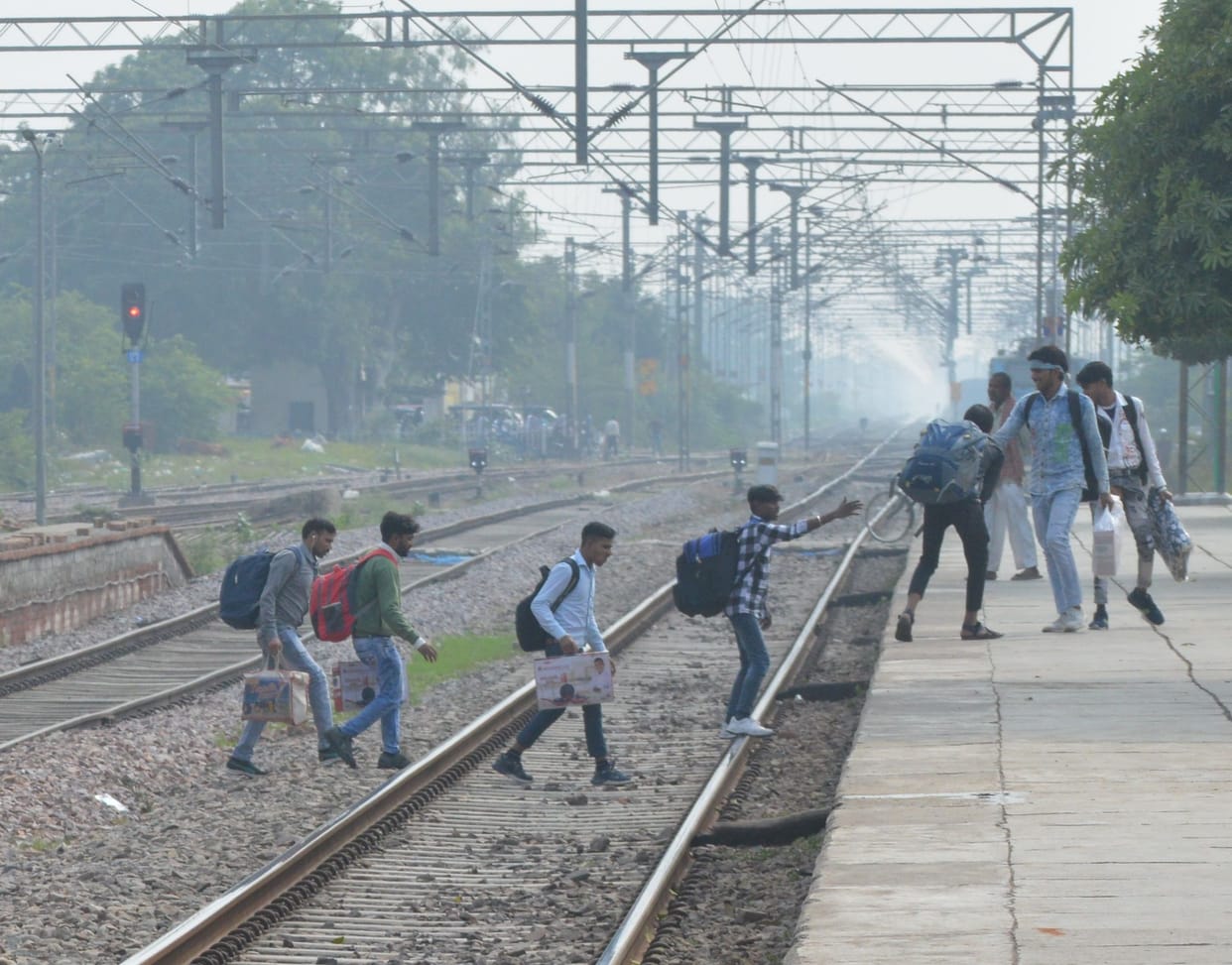 Entry and exit points at the railway station will change.