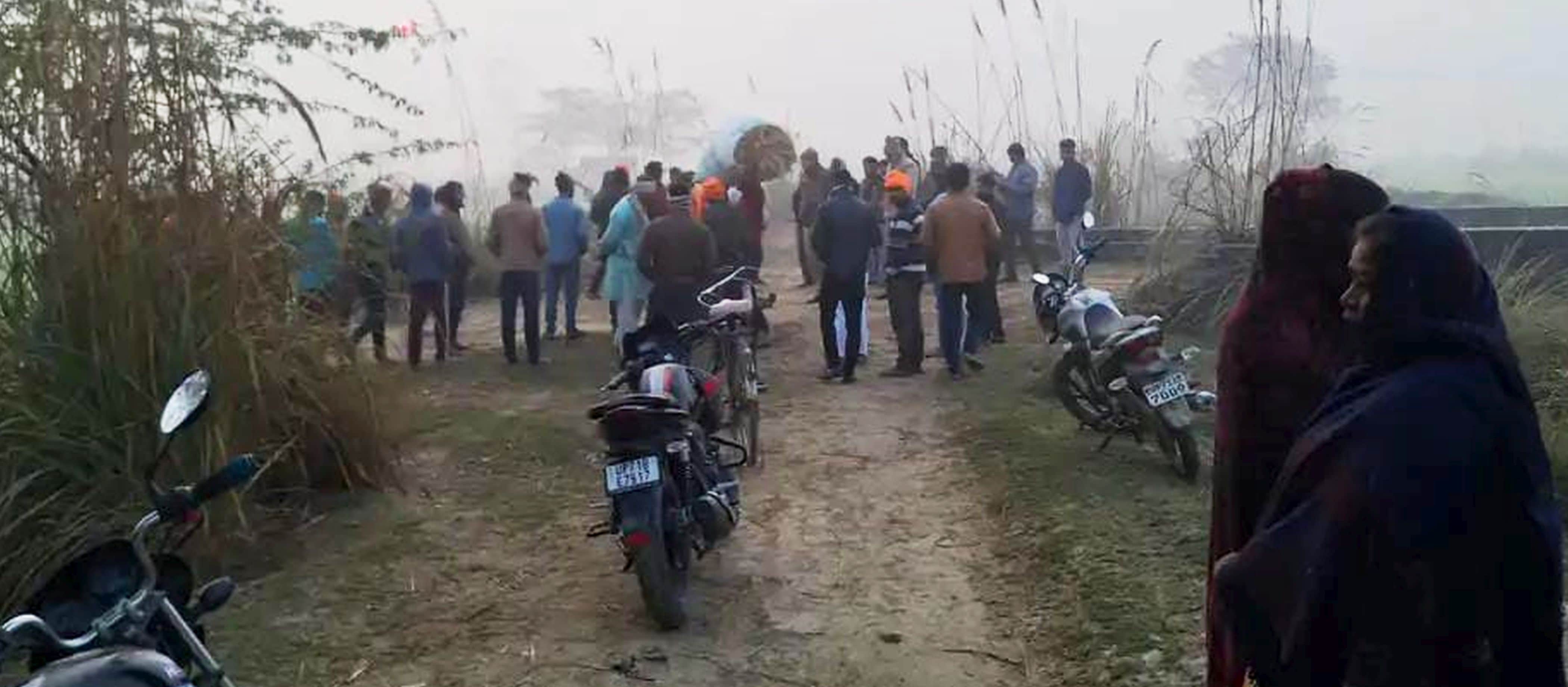 फोटो 31-आरोपी बबलू पटेल का घर। संवाद