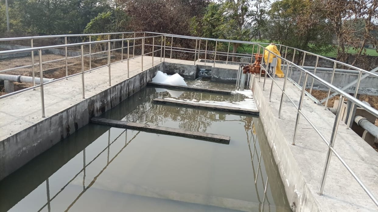 The upgraded STP will treat 4.8 million liters of wastewater daily.