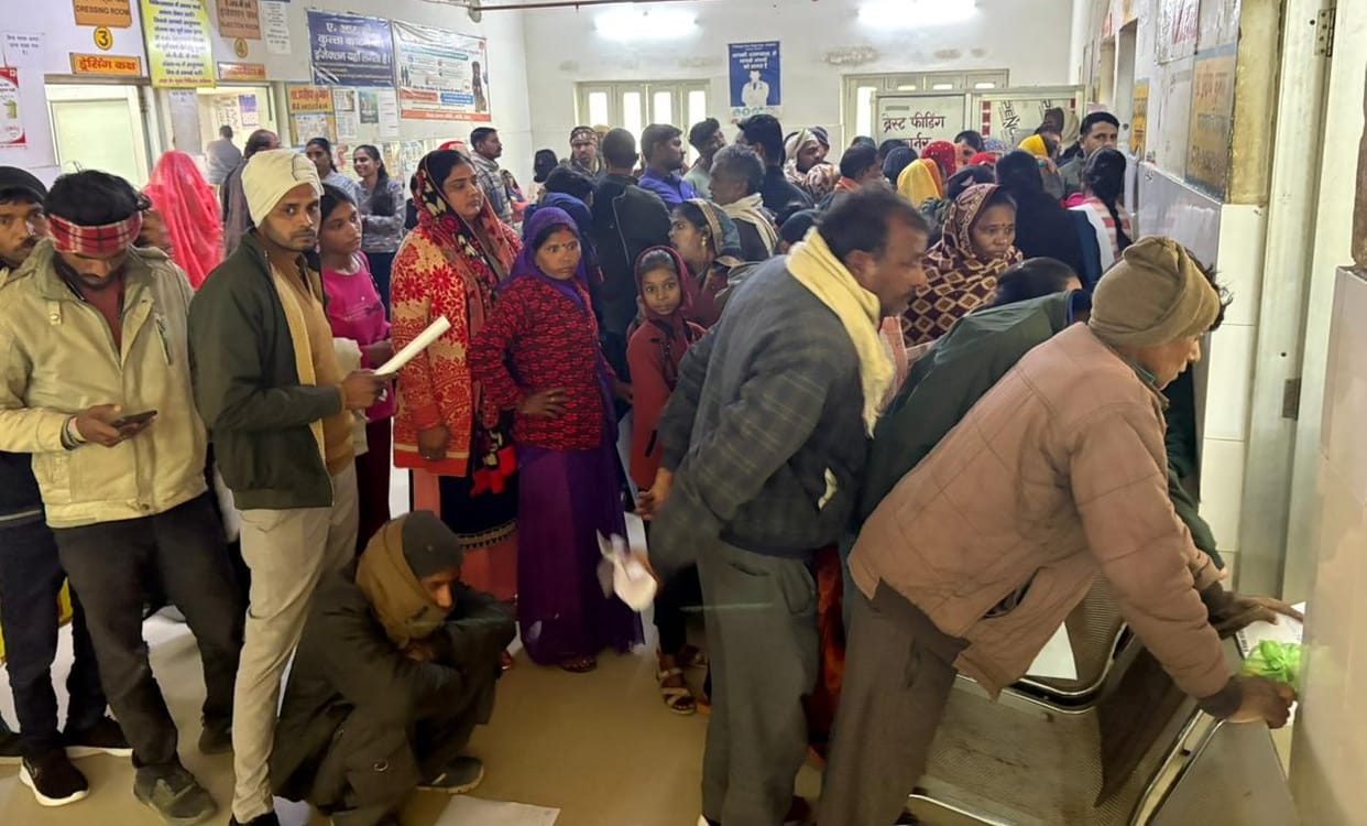 900 patients came to the OPD, 50 percent had the flu