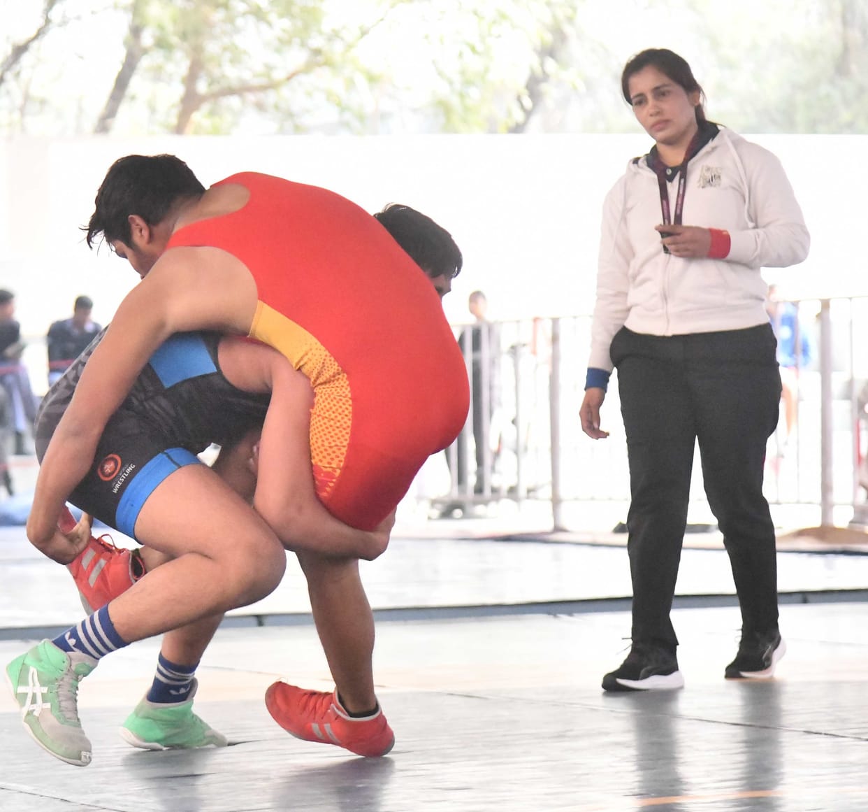 Host Guru Gorakhnath Government College won the wrestling championship