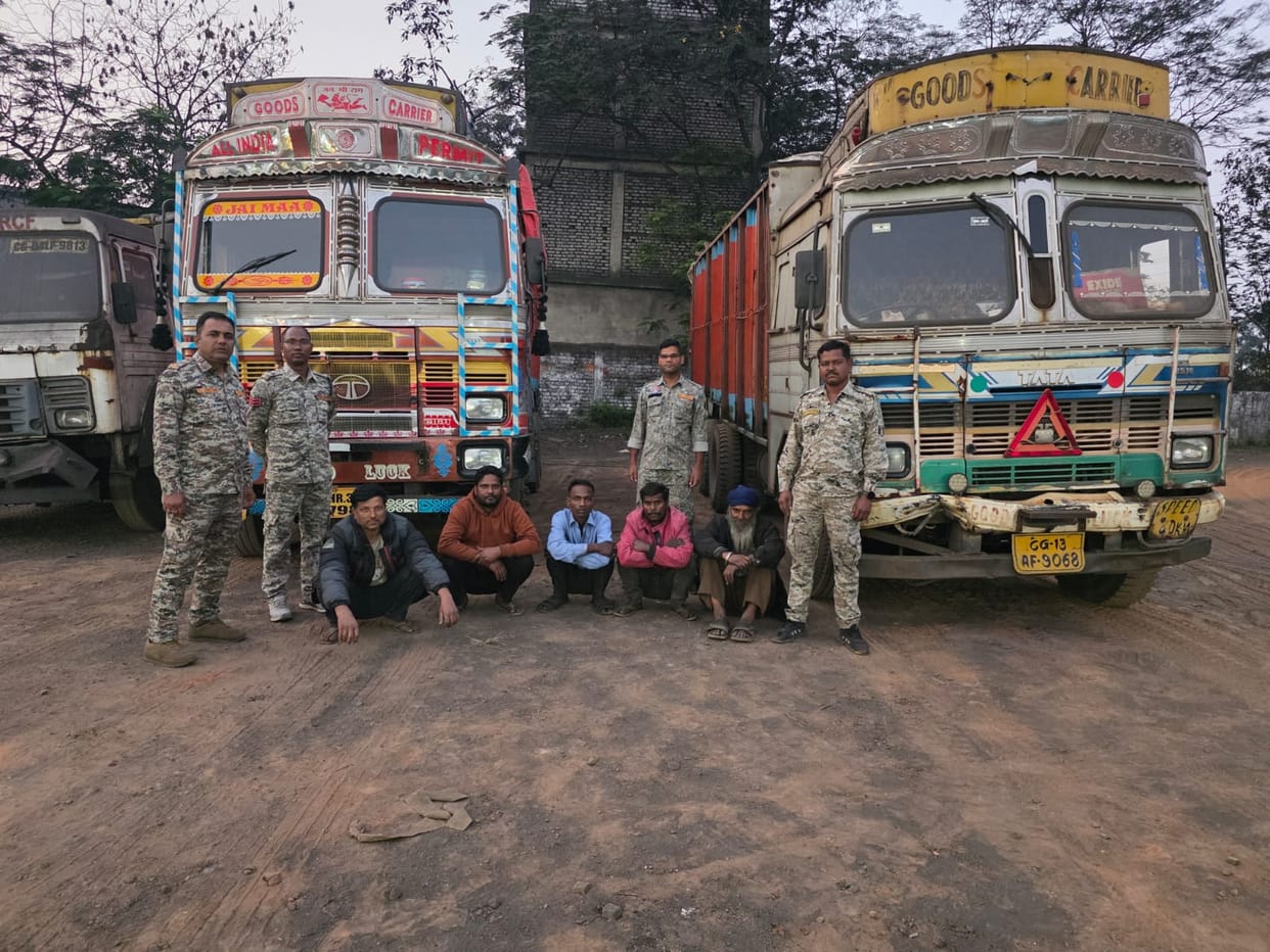 Raigarh police conducted major operation against illegal scrap dealers at 24 locations