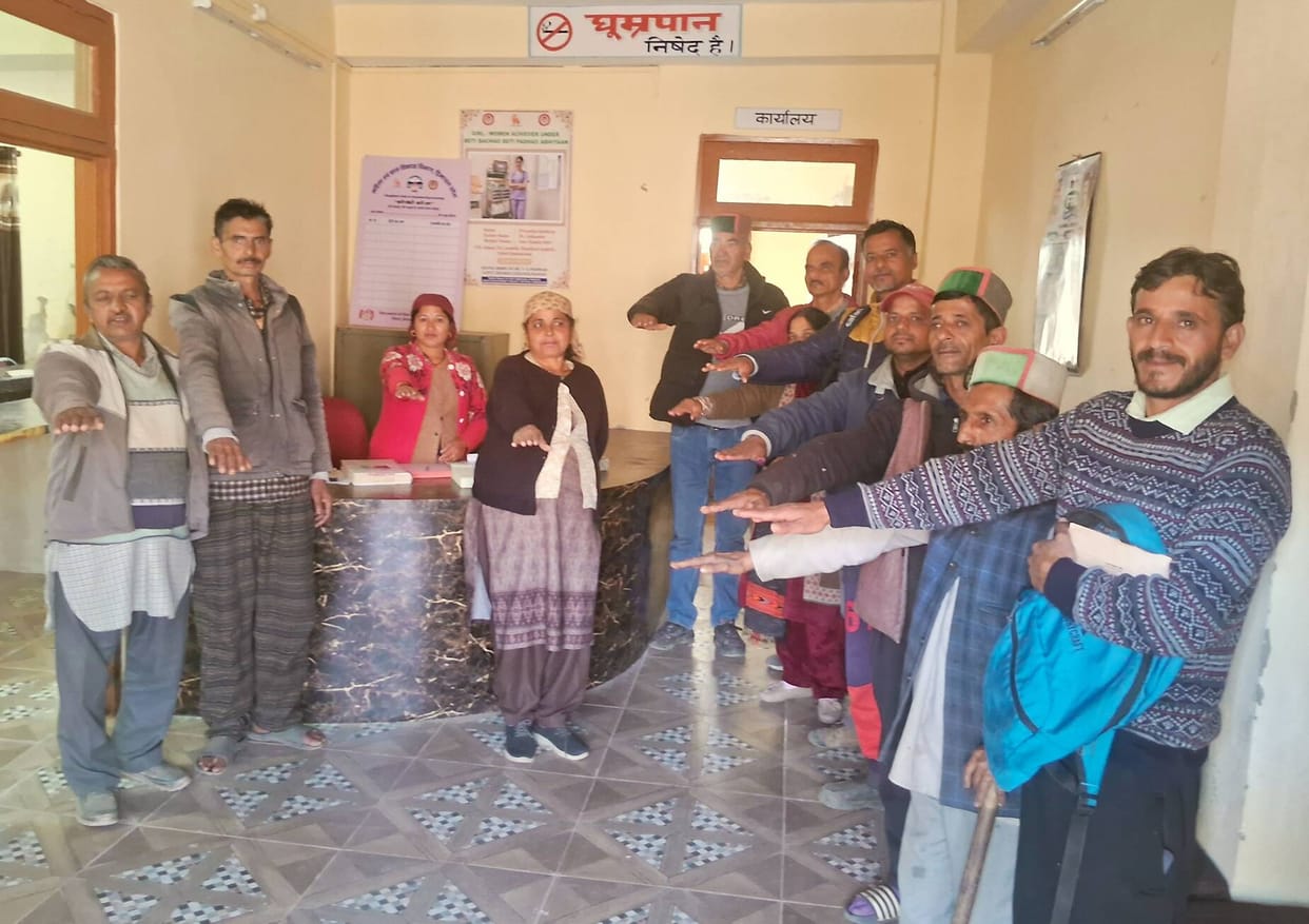 In Janjheli, villagers took an oath to eradicate chitta