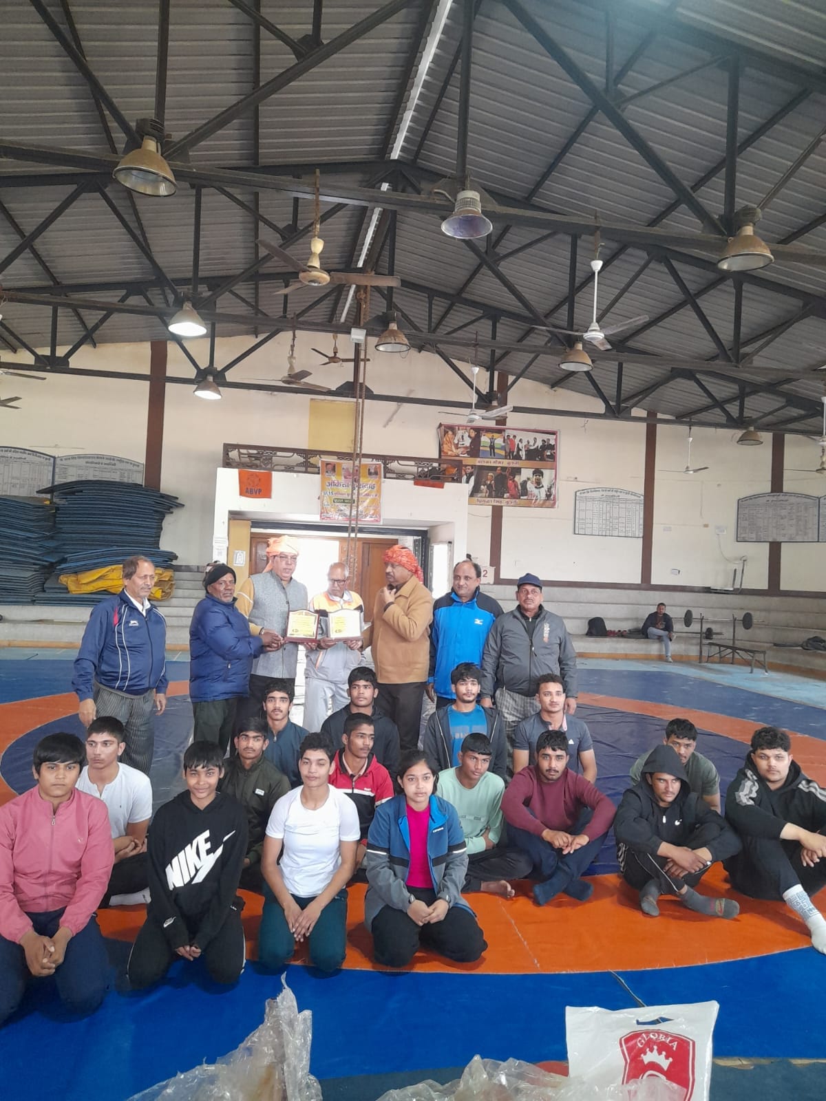 District wrestling team selected, wrestlers show their strength