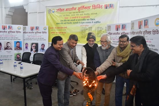 After 45 years, All India Sculpture Camp started in Kashi, 15 artists from all over the country arrived