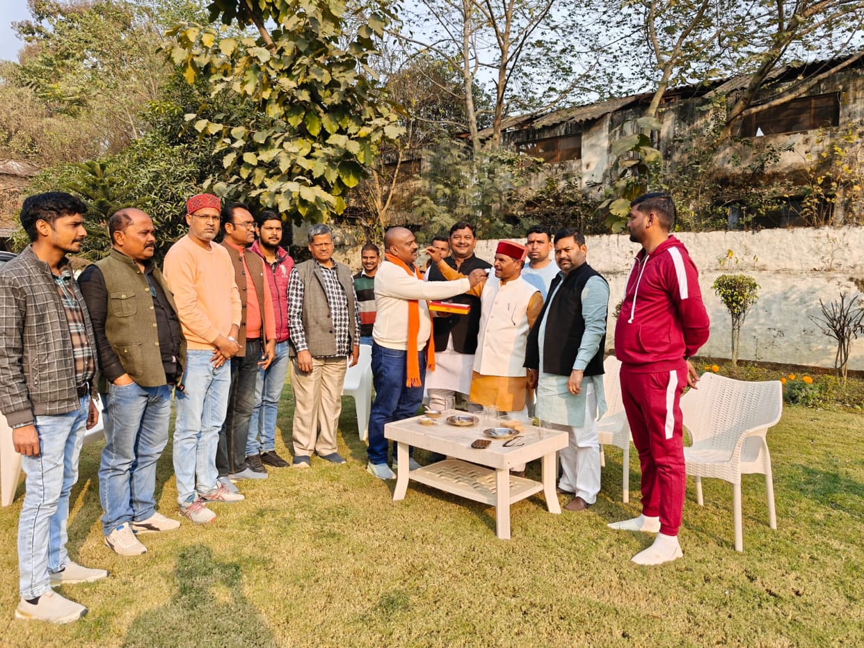 BJP workers celebrated Nitin Nabin's election as president.