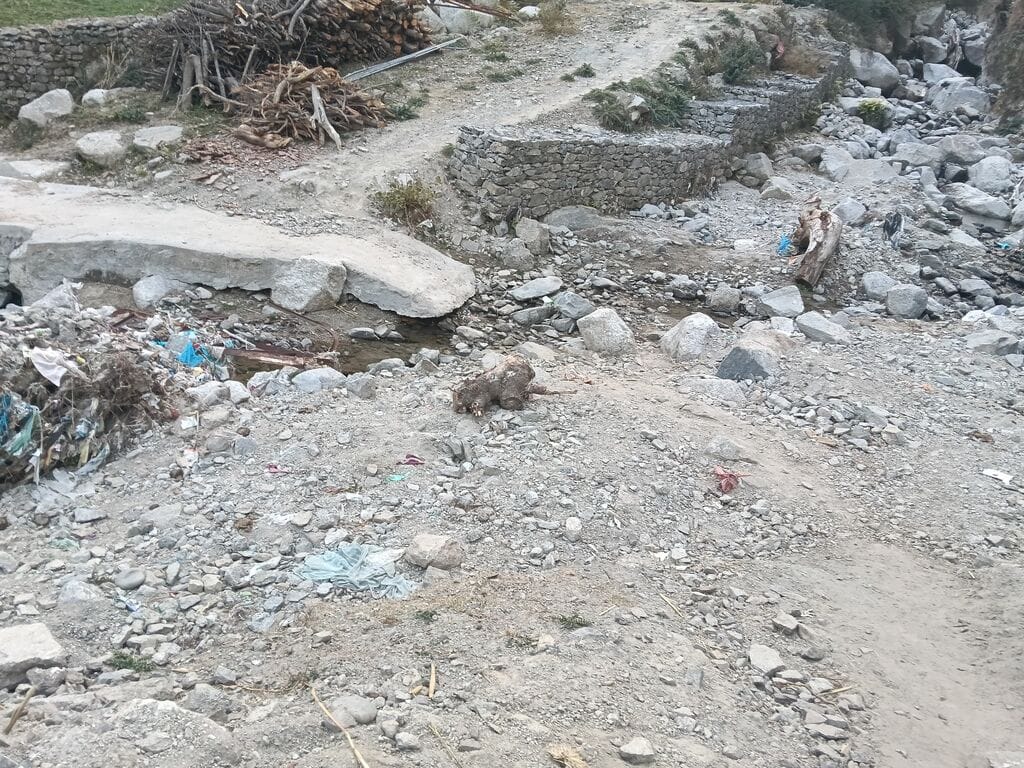 Cement pipe not laid in Panjiyara drain even after five months
