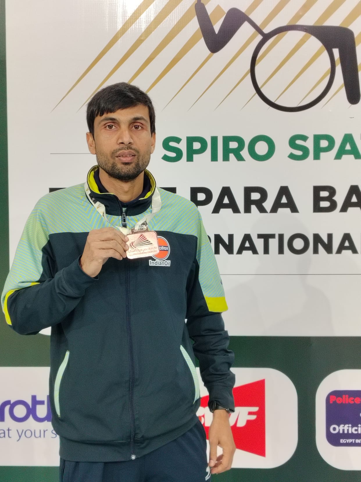 Mantu-Poojyam pair won bronze in International Para Badminton Championship