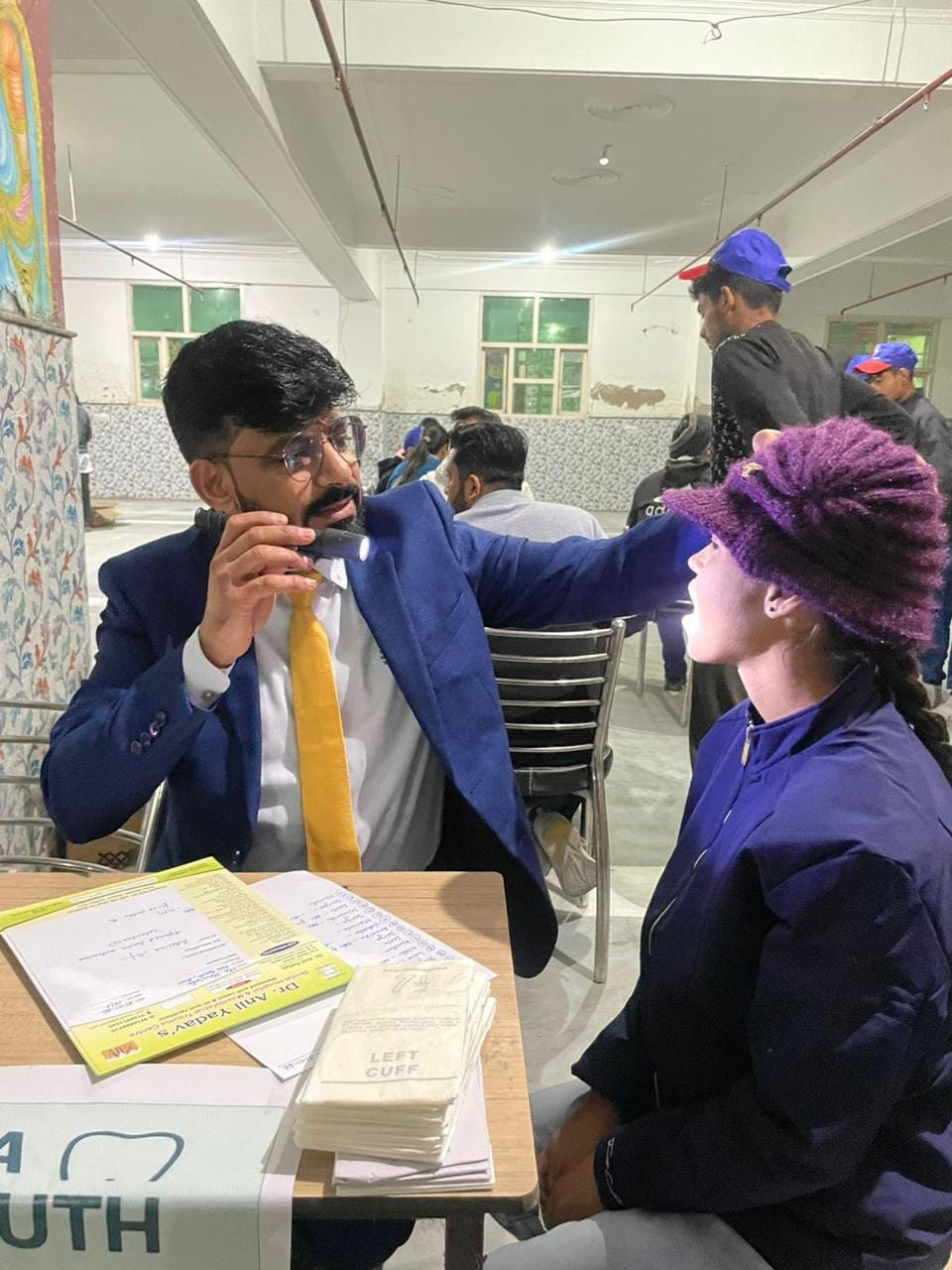 Health check-up of 200 students