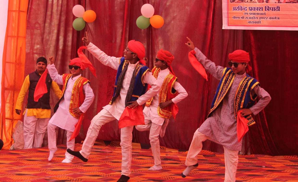The annual day celebration was adorned with colorful performances, and the children captivated the audience