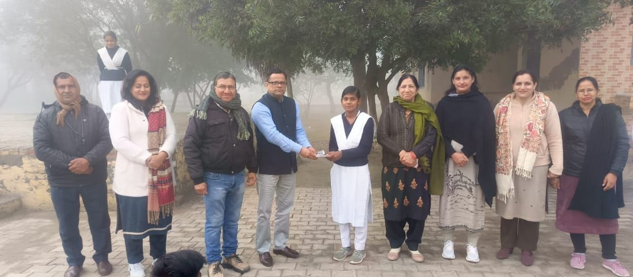 Student Lalita performed exceptionally well in the Mission Buniyad Level-1 examination.
