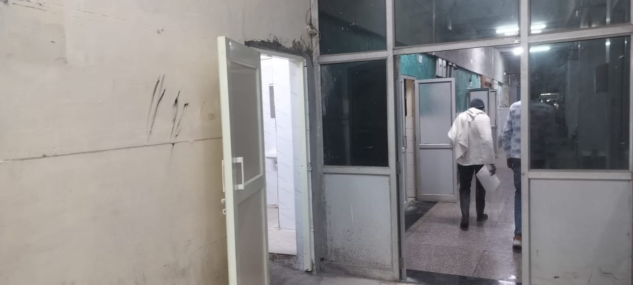The toilets at the civil hospital, which had been closed for a month and a half, have reopened, providing relief to patients.