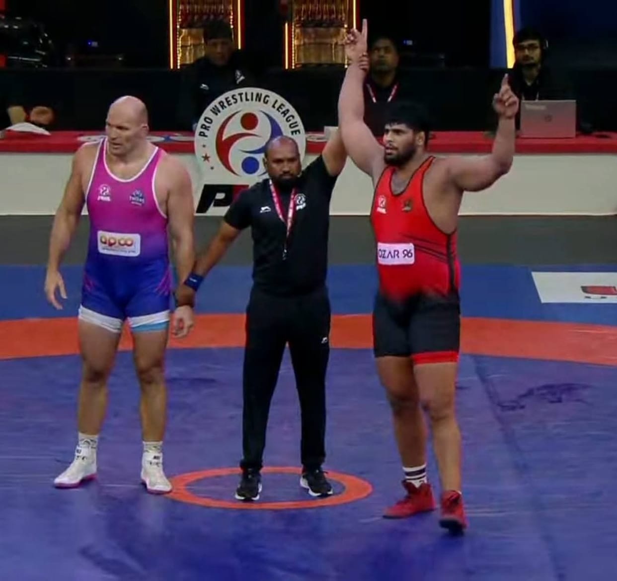 Dinesh Goliya defeated an Olympian wrestler in professional wrestling.