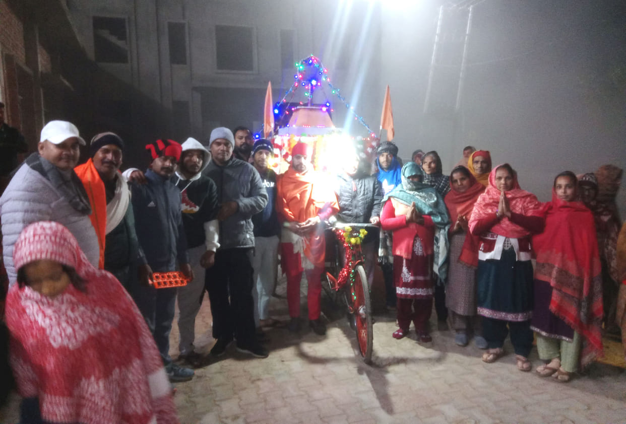 Guru Ravidas Festival on 25th, Prabhat Ferry being taken out