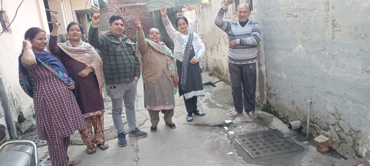 People are suffering due to dirt and waterlogging