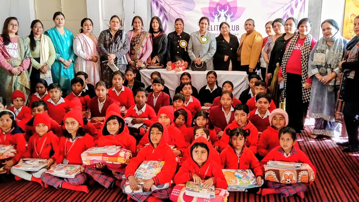 Books, blankets, socks distributed to students