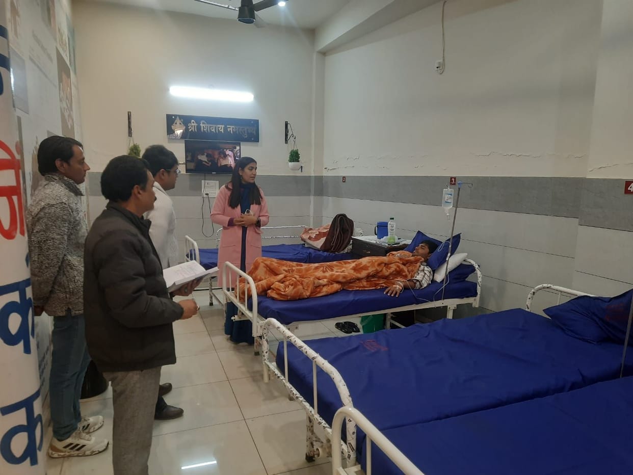 The CJM visited the de-addiction center.