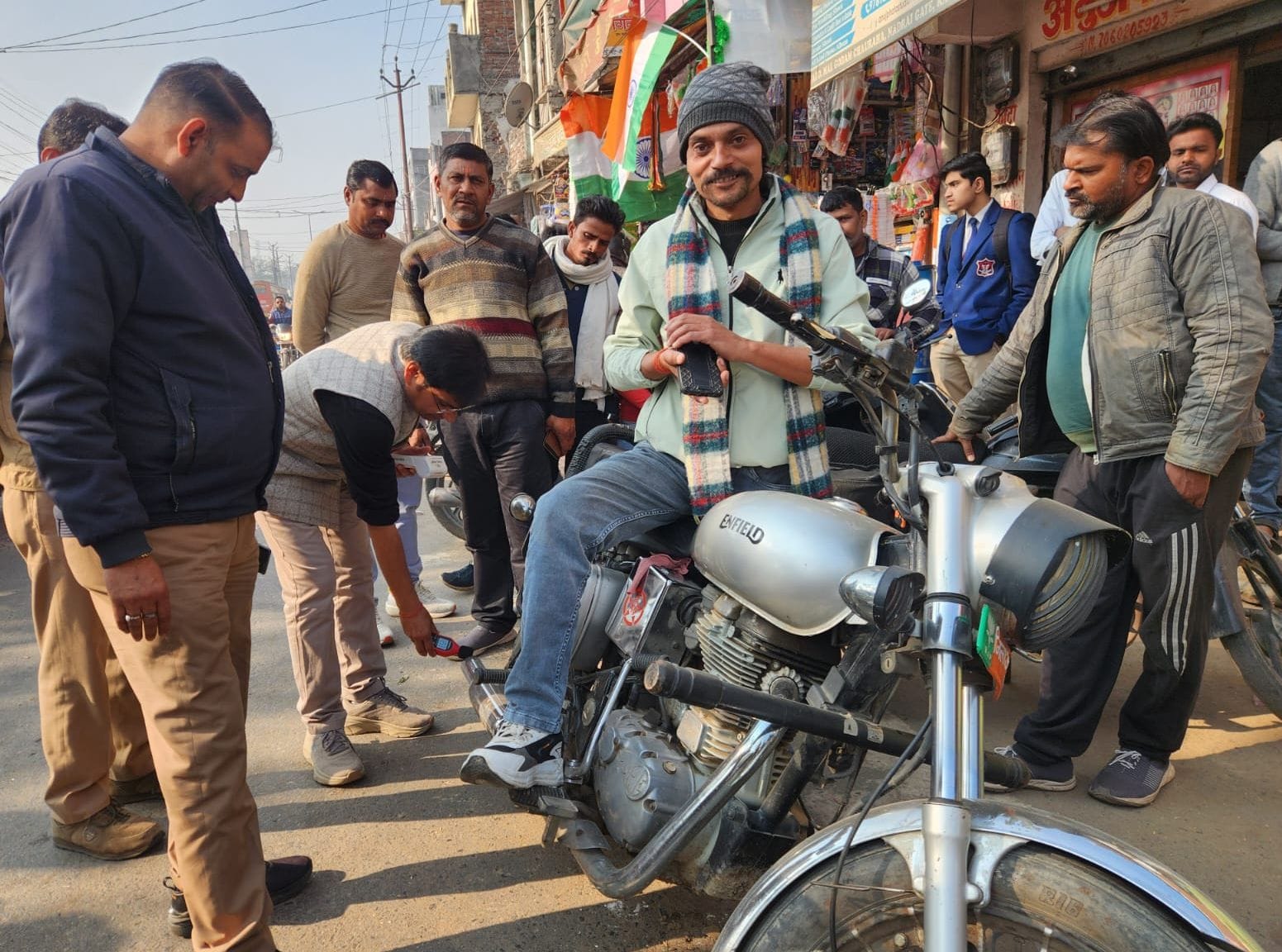 Three bikes seized for having modified silencers