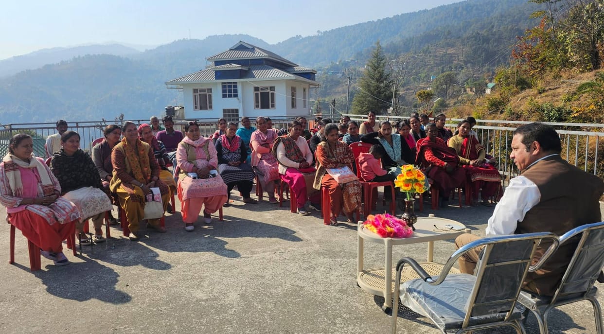 Rajesh Kapoor reached the rural area with the message of development