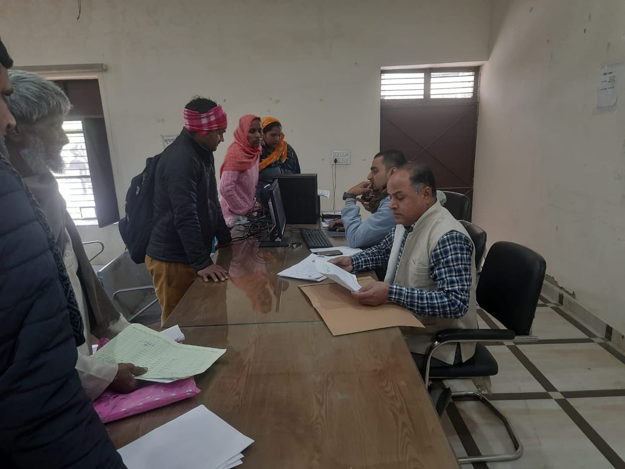 Villagers came to answer the objection in SIR