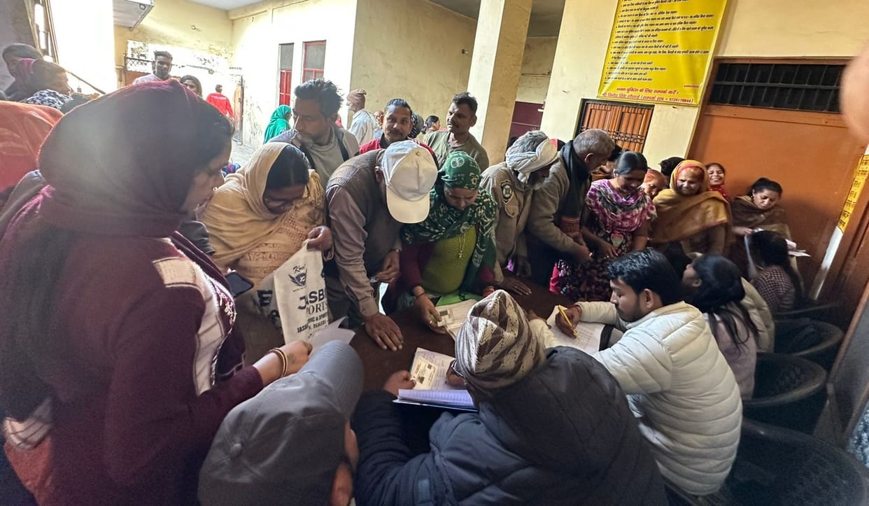 The Municipal Corporation conducted document verification by setting up camps at 39 locations.