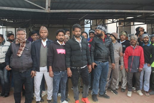 Angry sanitation workers went on strike after not receiving their salaries for three months.