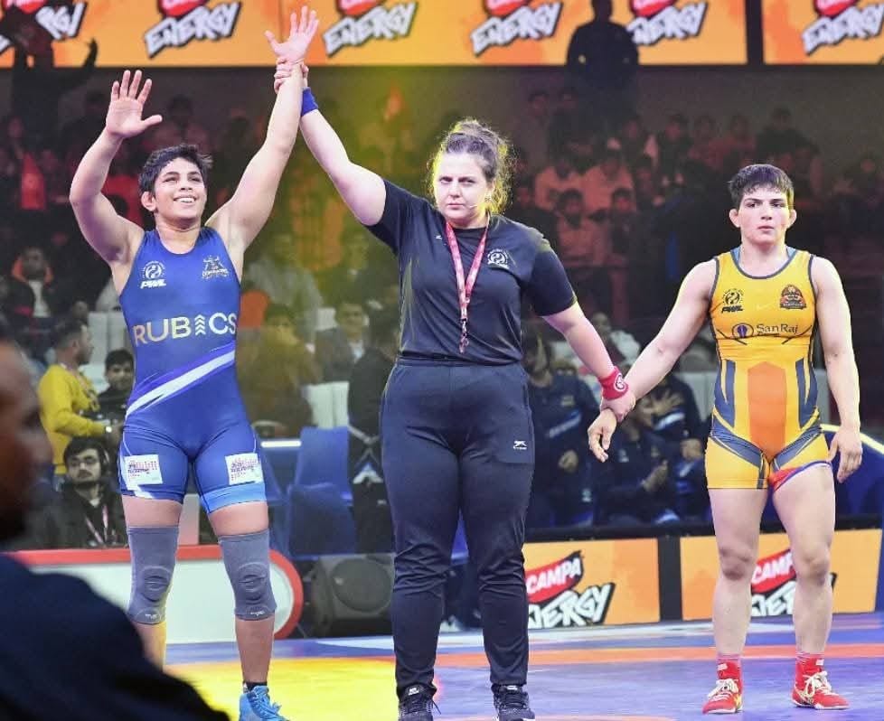 Aman Sehrawat and Tapasya Gehlawat shine again in professional wrestling.