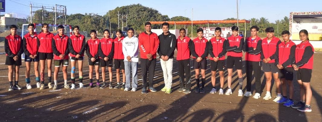 The Haryana team performed well in the 69th Under-17 Handball Championship.