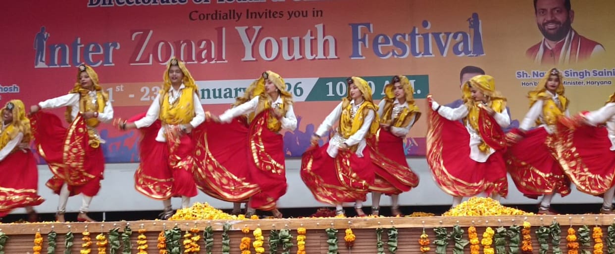 Students showcased their cultural talents at the youth festival.
