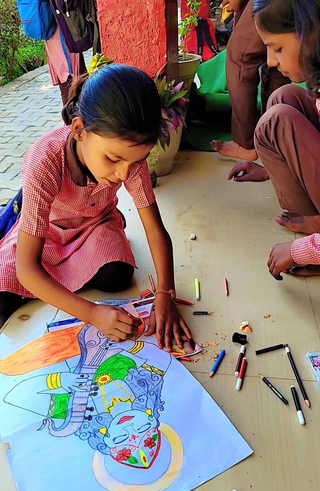 Chhaya first in Vasant Panchami poster competition