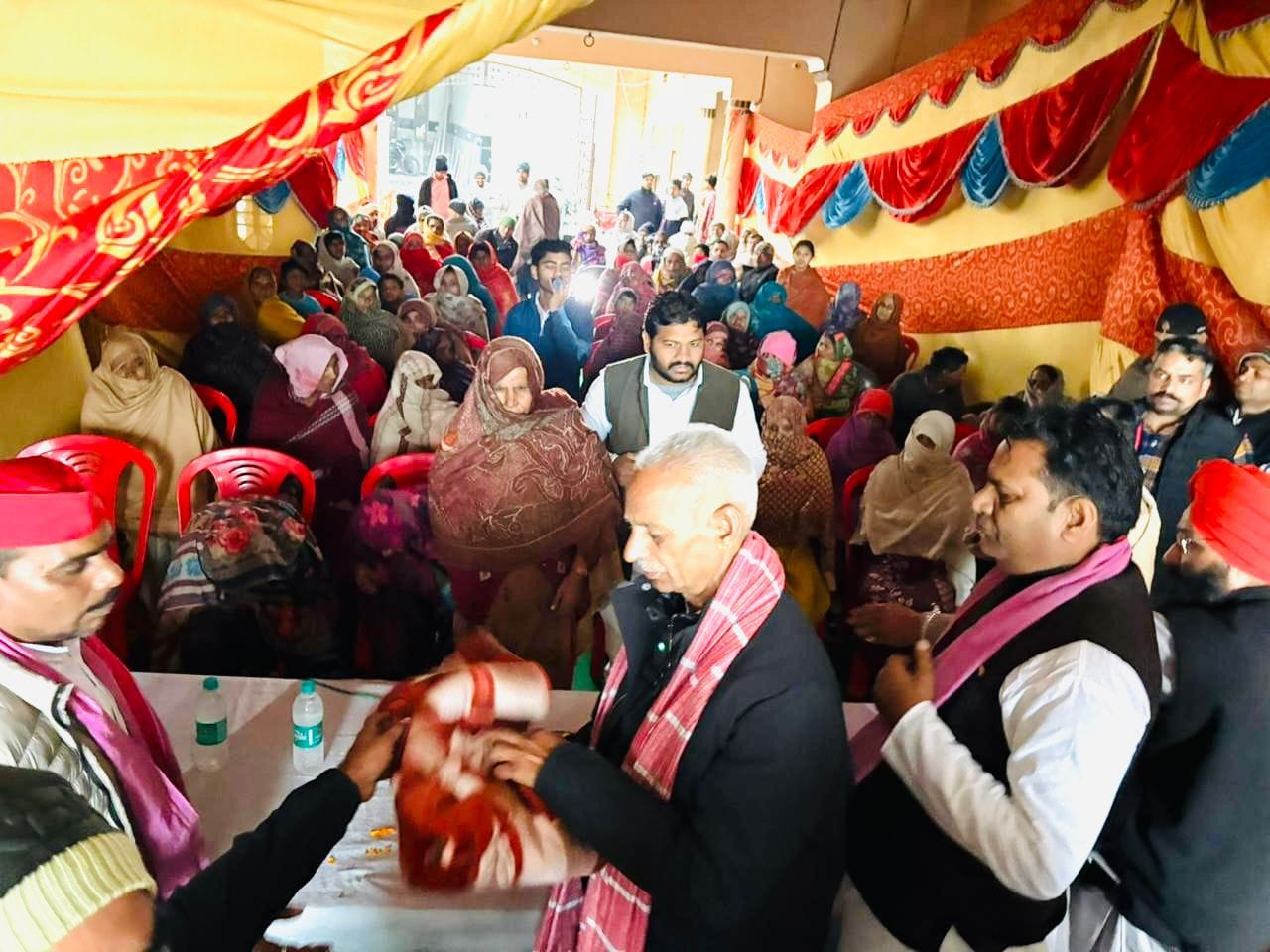Blanket distribution to 110 needy people in Mod Khurd