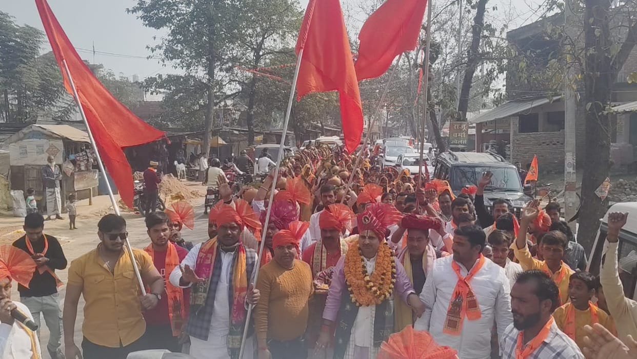 Shri Ram Katha begins with a grand Kalash Yatra