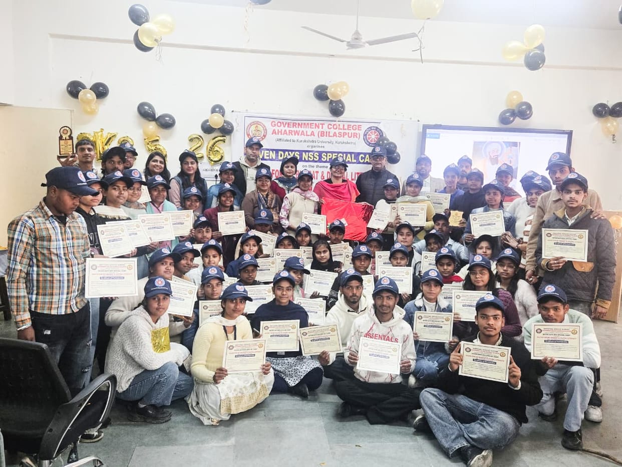 Mohit and Sheetal were chosen as the best volunteers