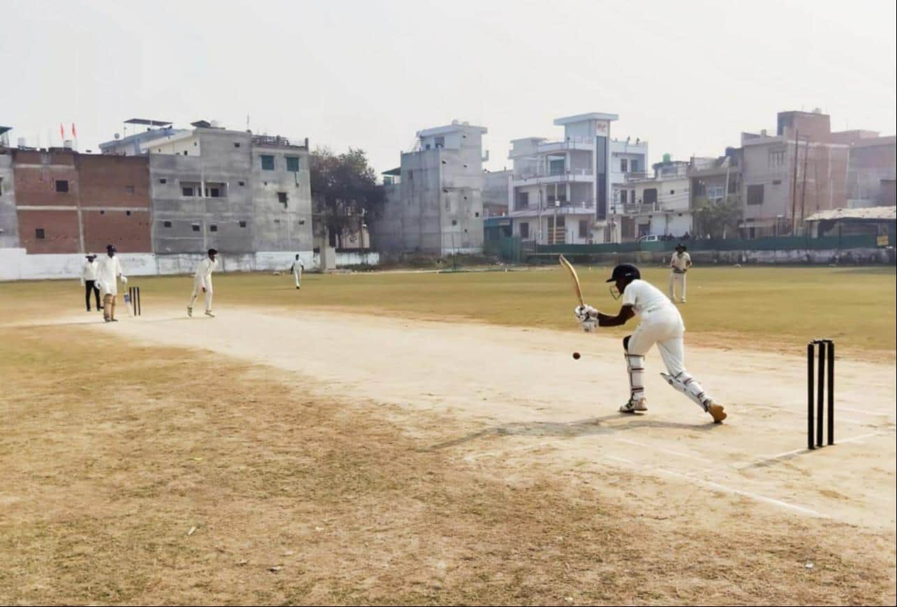 फोटो-6- मैच के दौरान बल्लेबाजी करते खिलाड़ी। स्रोत: एसोसिएशन