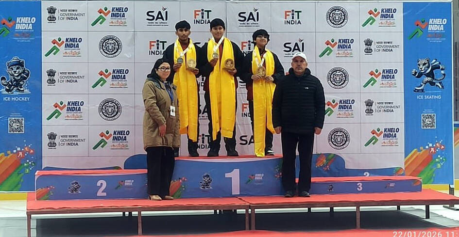 Haryana won 5 medals in Khelo India Winter Games
