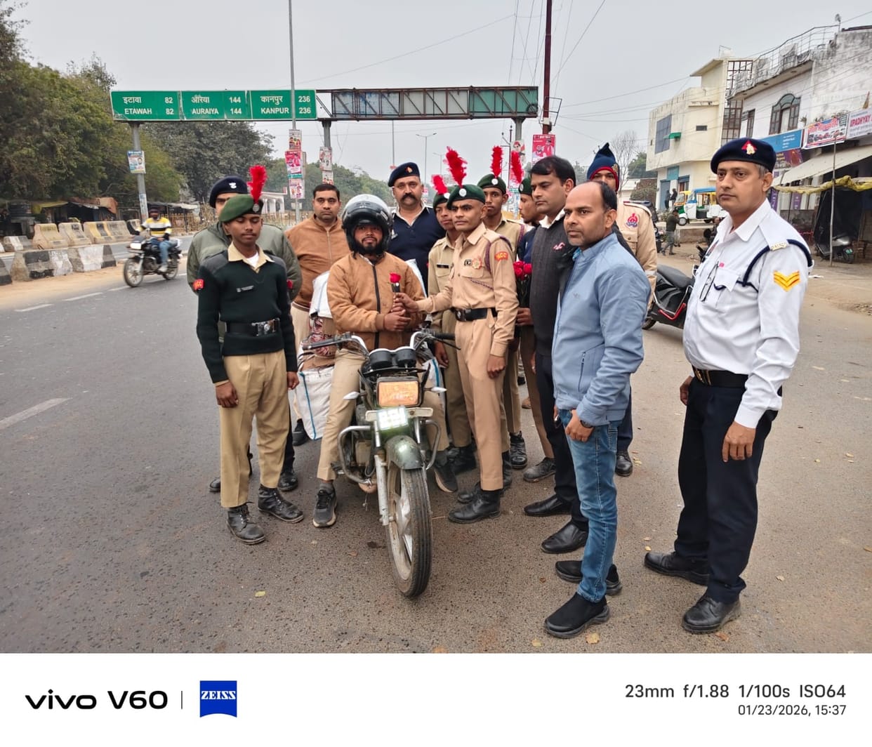 Roses for those who wear helmets, lessons for those who break rules